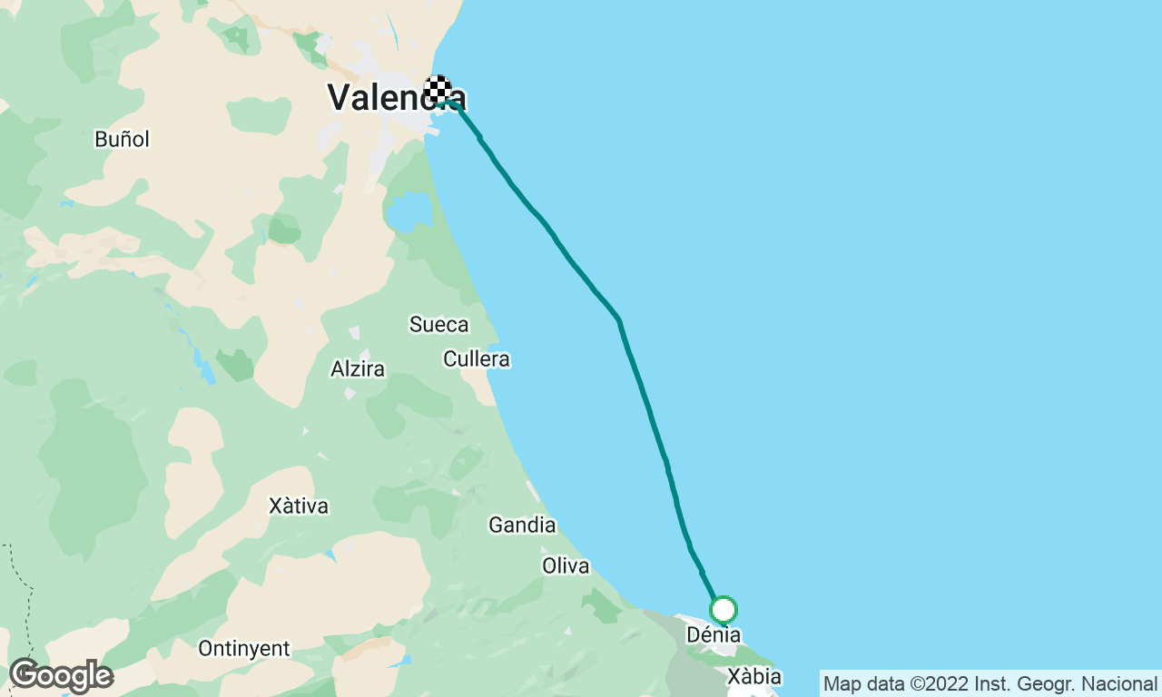 Lovely F6 run back to Valencia