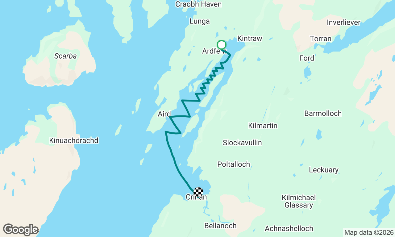 Ardfern to Crinan Canal Basin