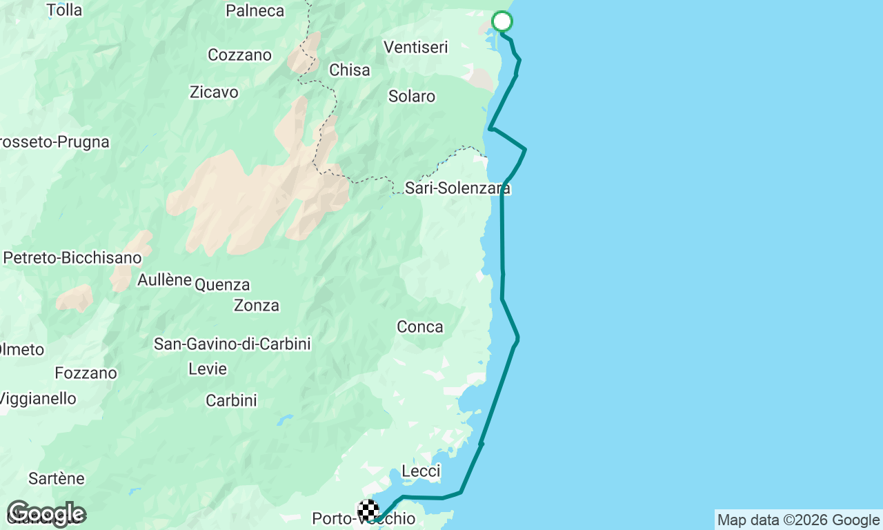 Voyage map