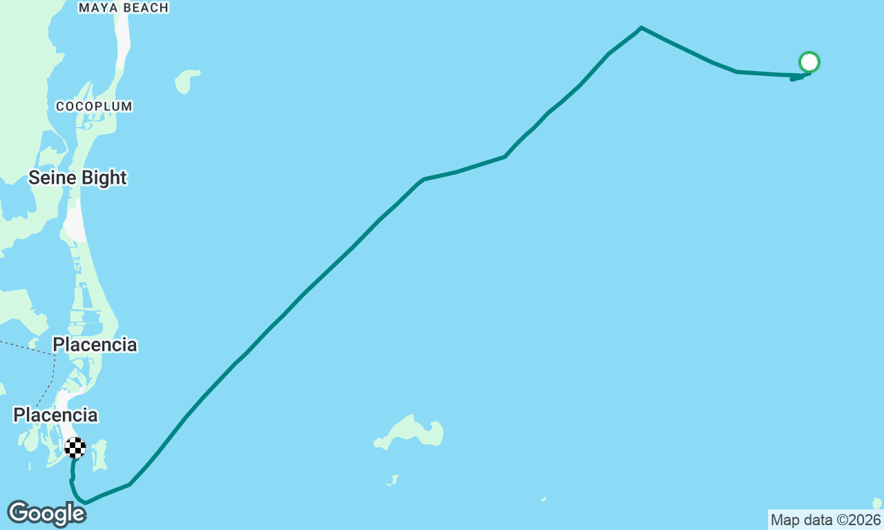 King Lewey Island to Placencia, Belize