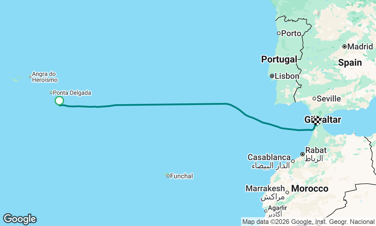Azores to Tangier