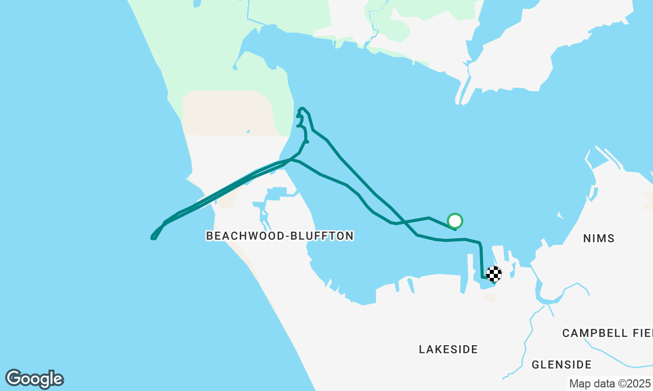 Rough, no sail