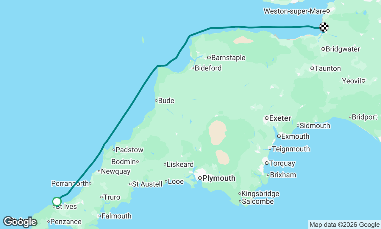 Final push - St Ives to Burnham on Sea