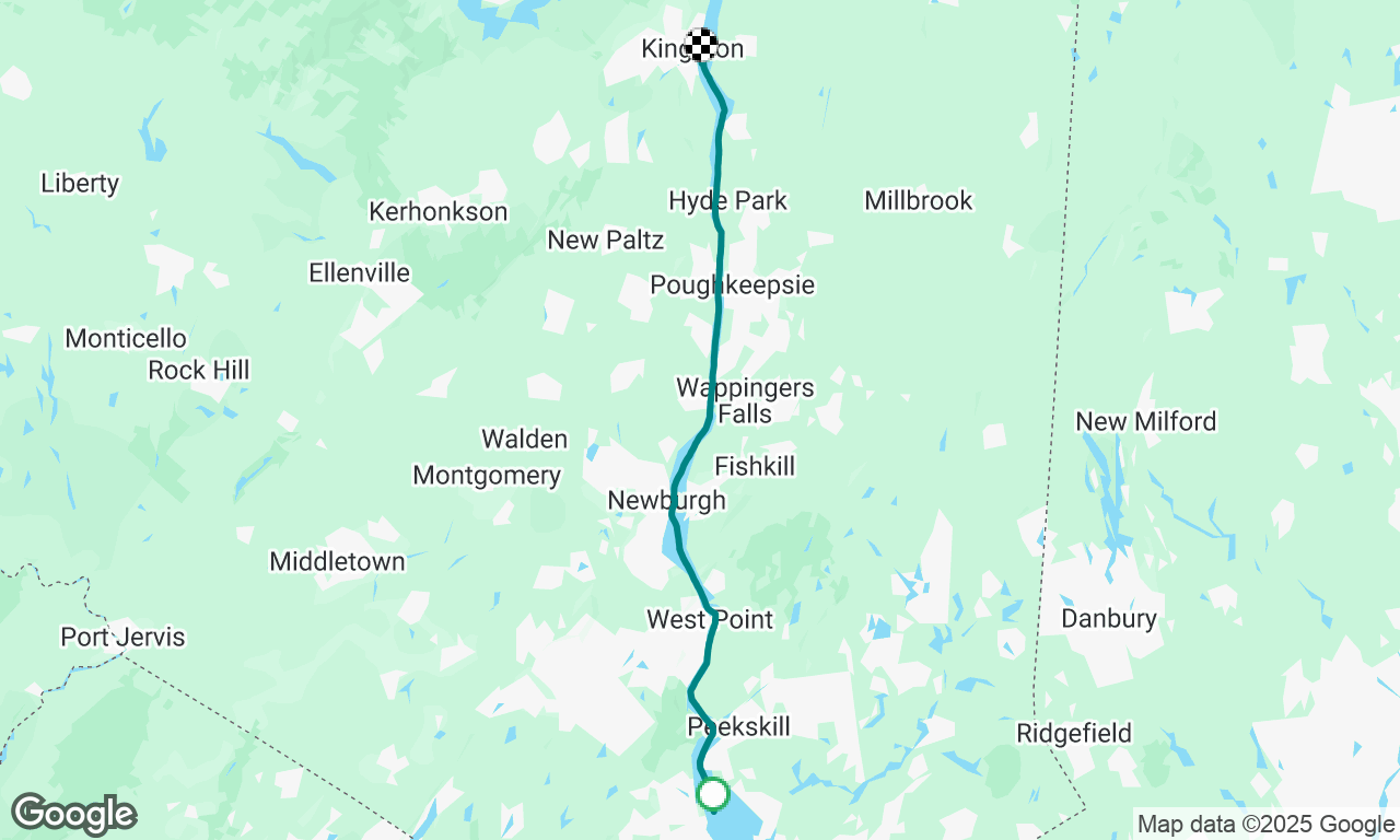 Haverstraw to Kingston, NY