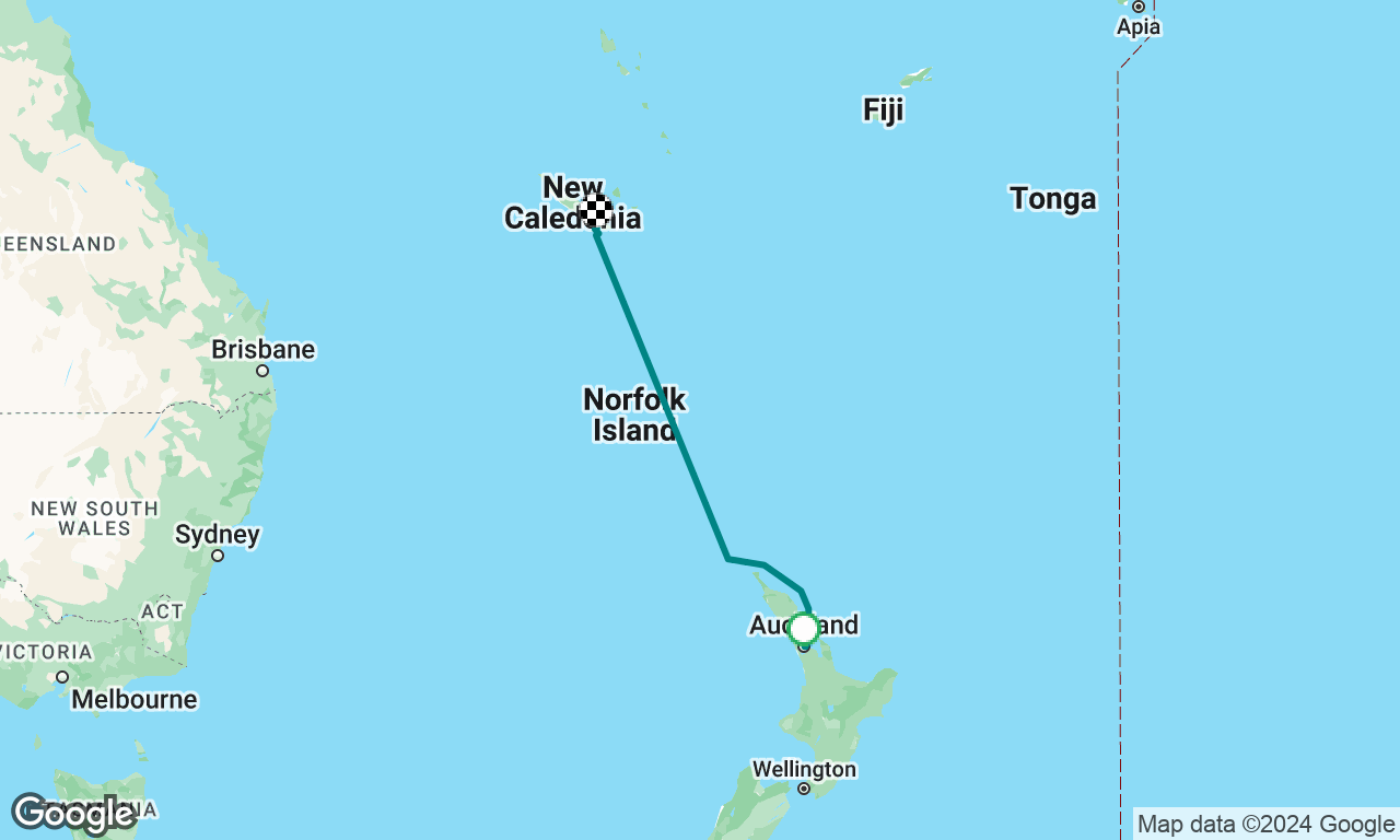 Devonport to Noumea