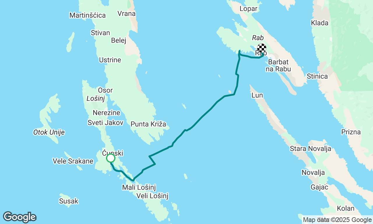 Otok Lošinj to Rab