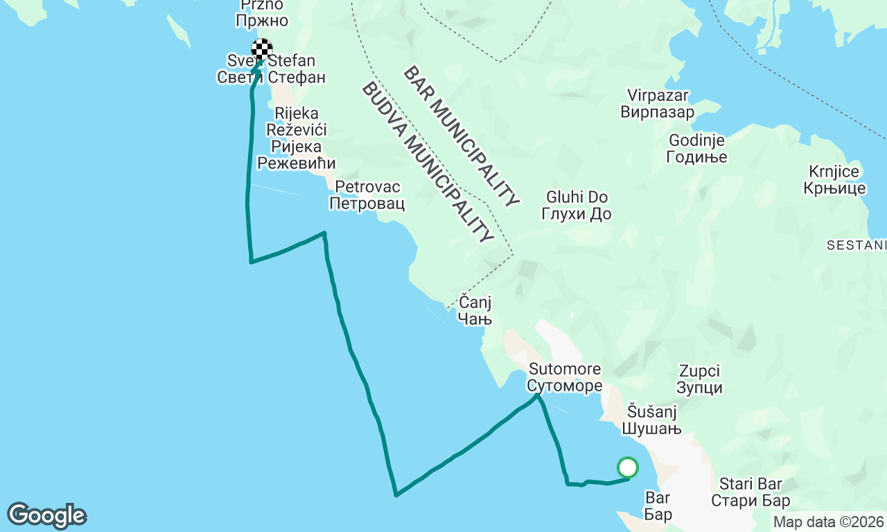 Voyage map