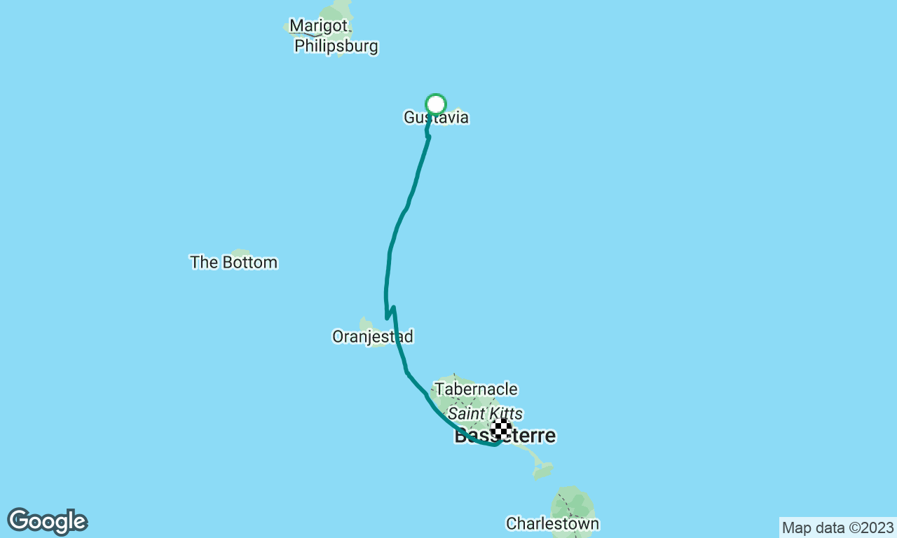 St Barth to St Kitts