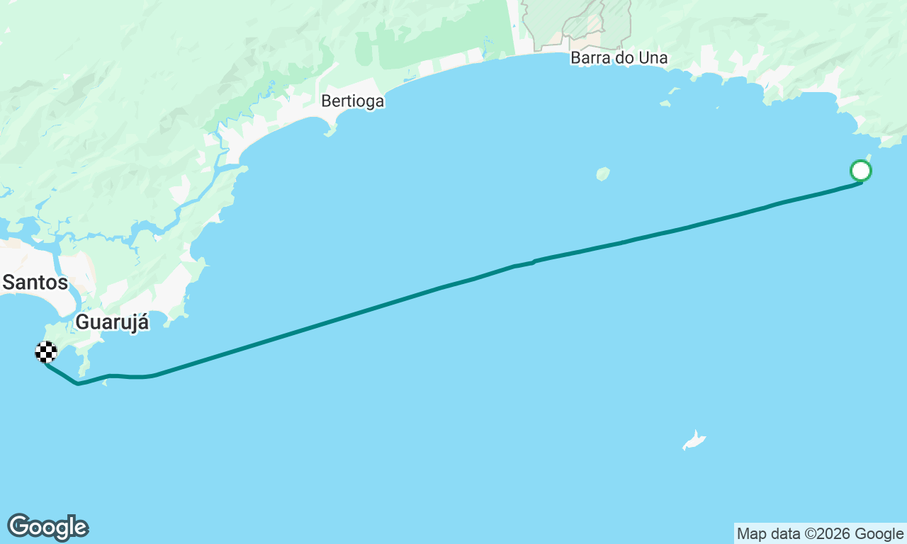 de Ilhabela a Santos