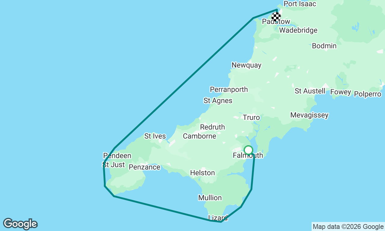 Falmouth to Padstow