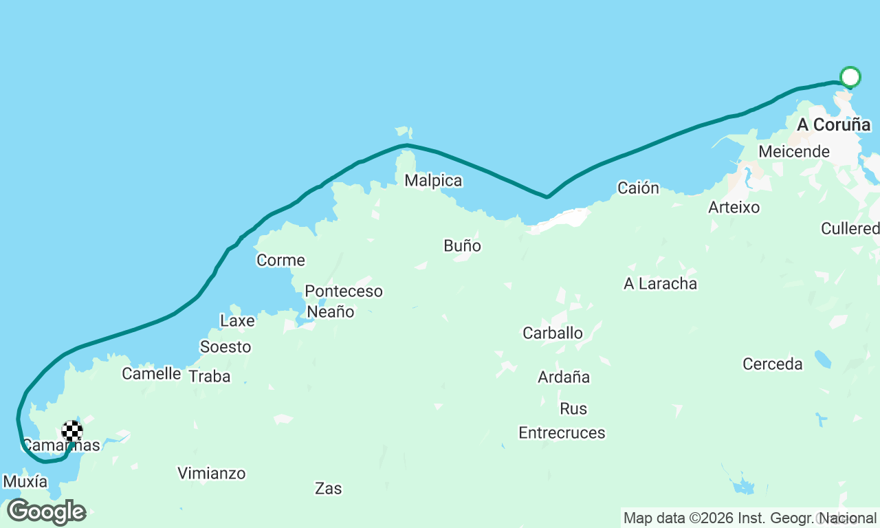 Voyage map