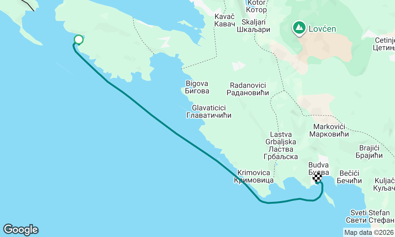 Voyage map