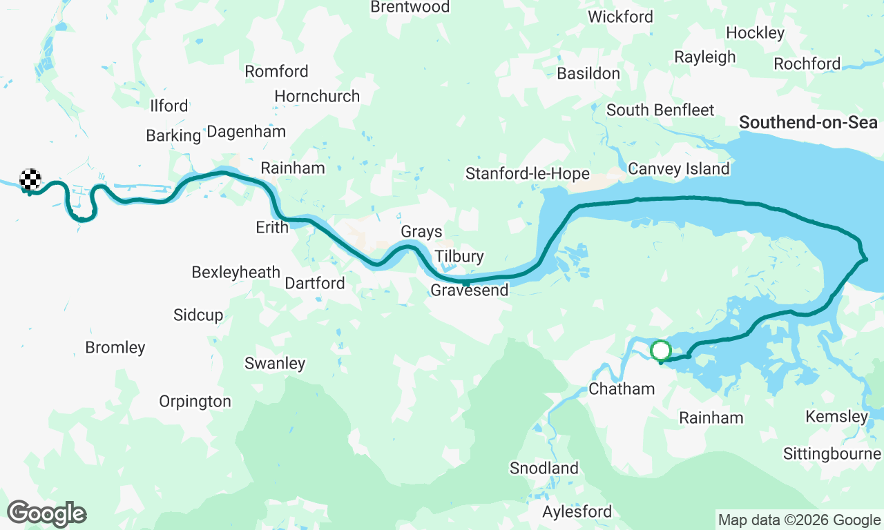 Gillingham Marina to Hermitage Moorings 