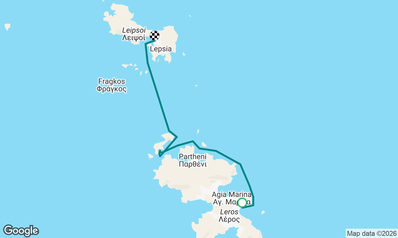 Leros to Lipsi 