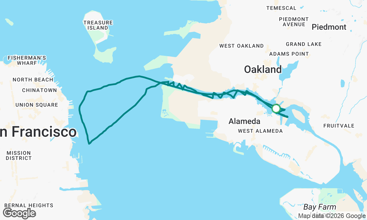 Voyage map