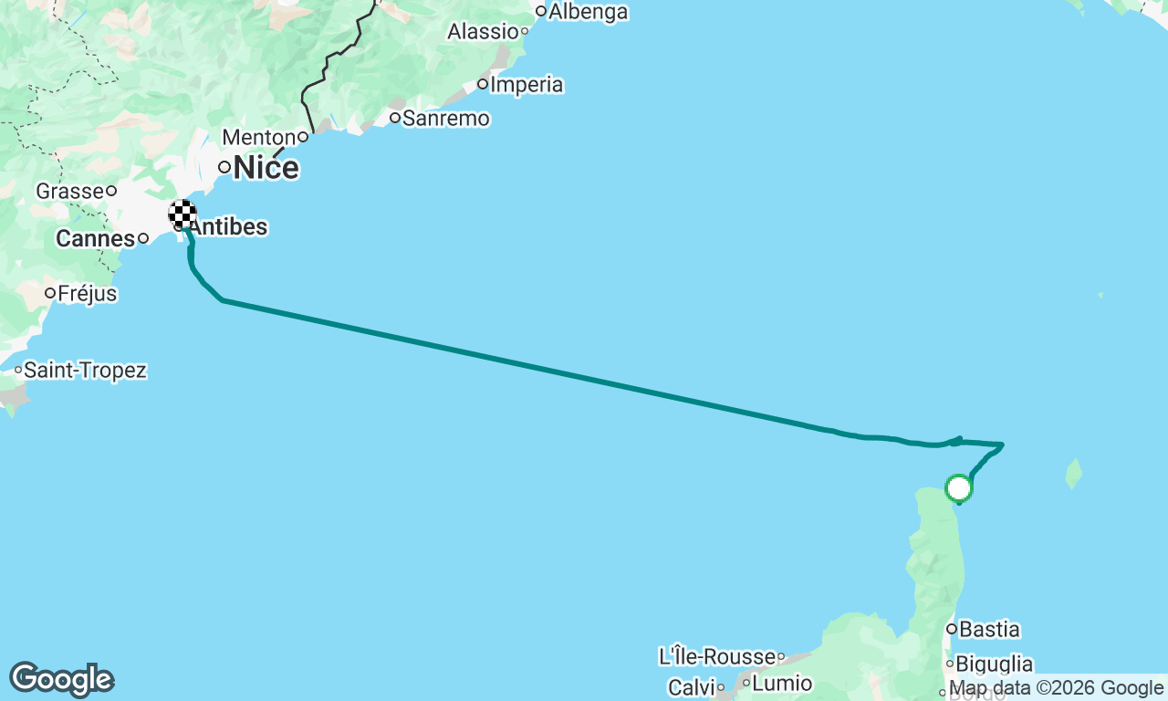 Corsica to Antibes 