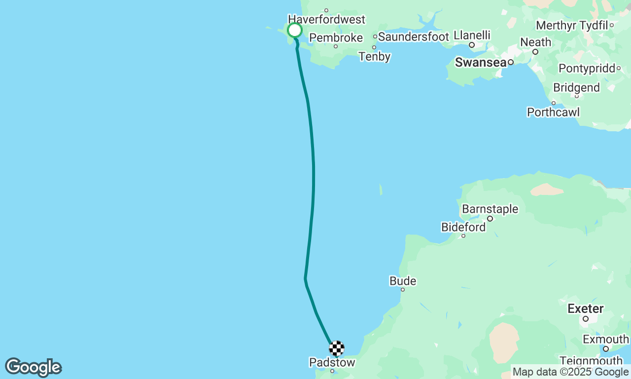 Milford Haven to Padstow