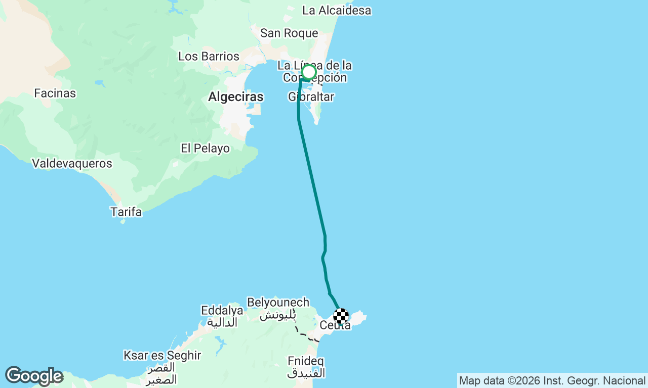 Voyage map