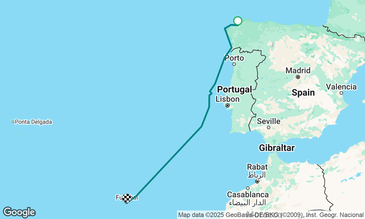 A Coruña - Funchal