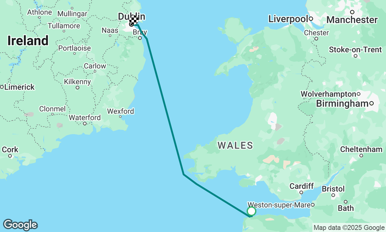Ilfracombe to Dublin