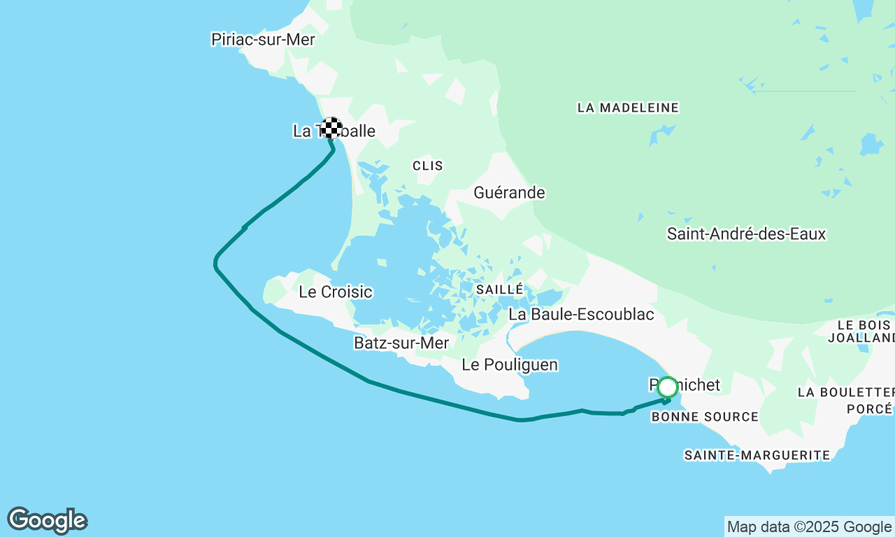 Going to our October berth at La Turballe