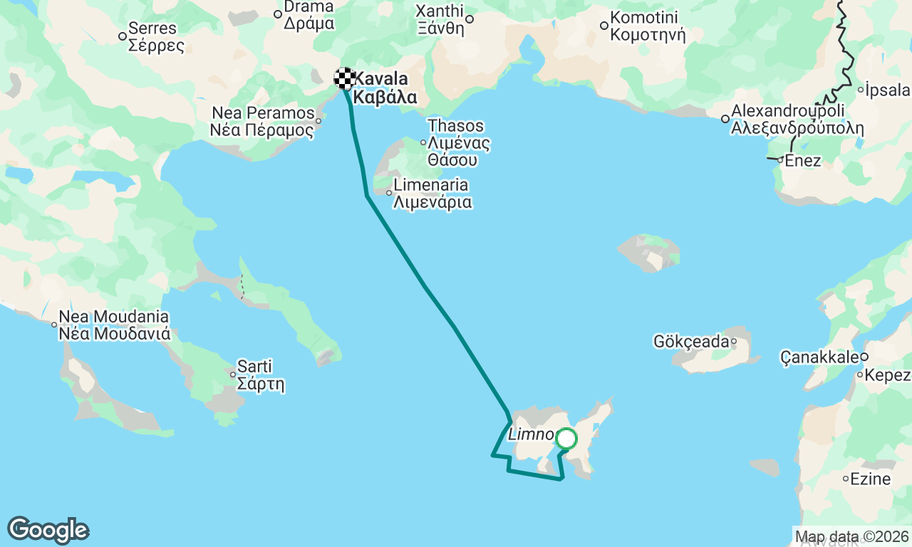 Voyage map