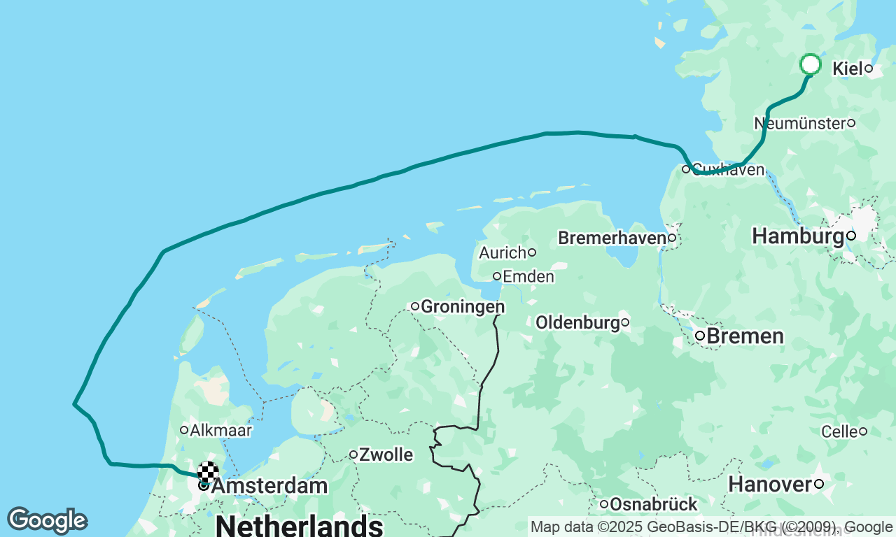 26 • 🇩🇪🇳🇱 • Rendsburg (Kiel) ➡️ Amsterdam (SAIL mooring)