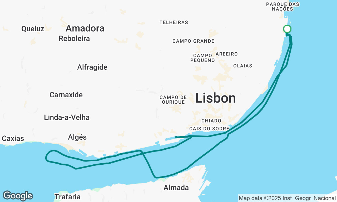 Charter Liaboa Oriente - Lisboa Dafundo - Lisboa Oriente 