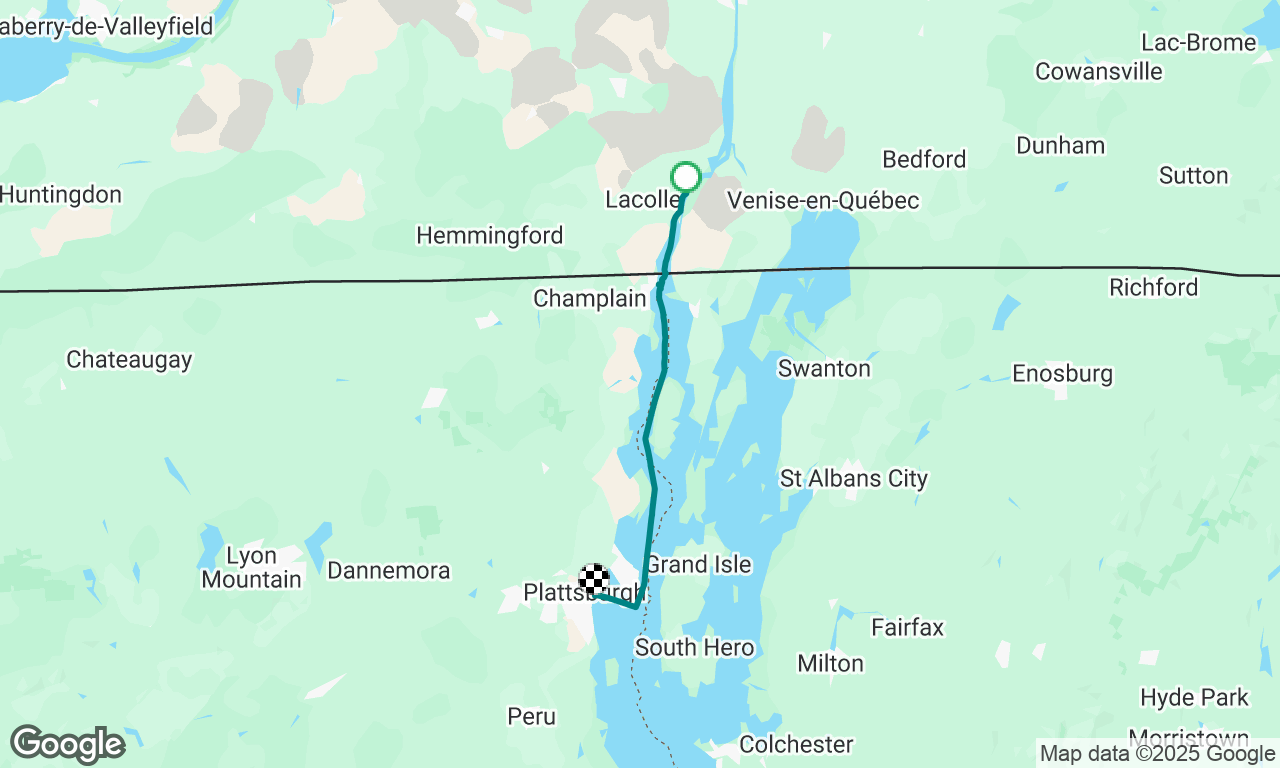 Making it to Lake Champlain