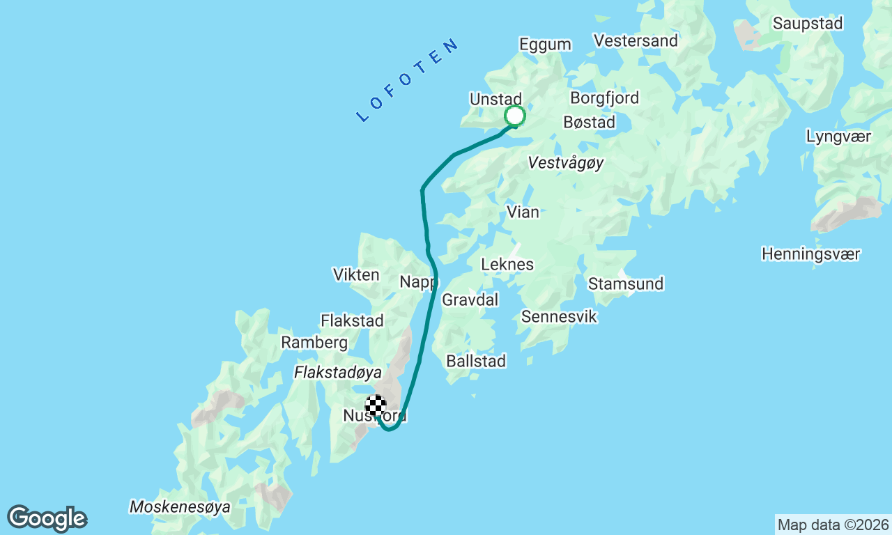 Maervollspollen to Nusfjord