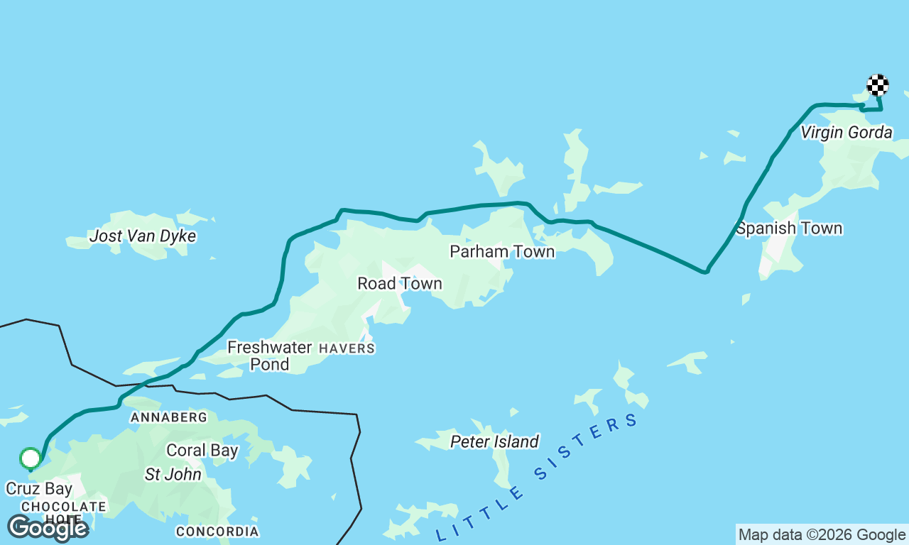 St John to Virgin Gorda