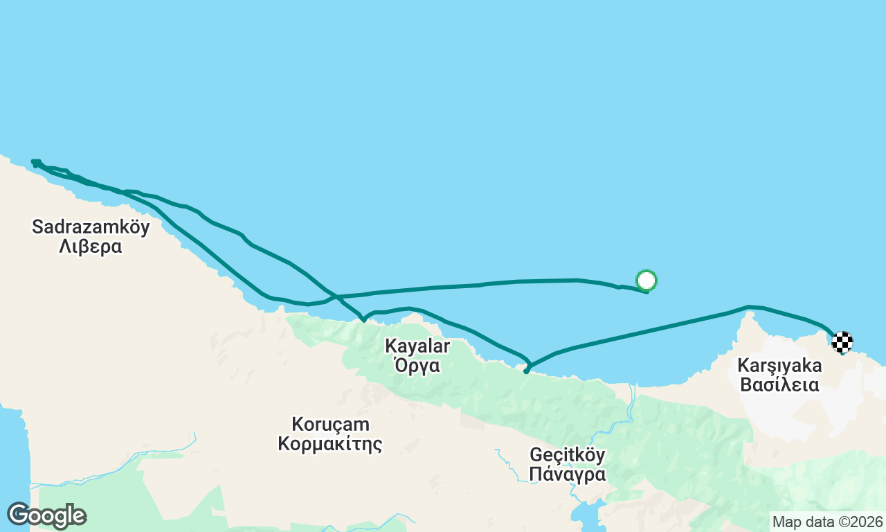 Voyage map