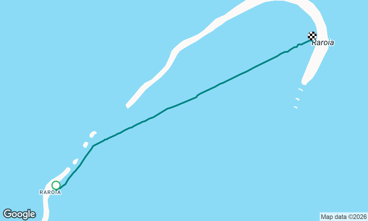 Raroia to north