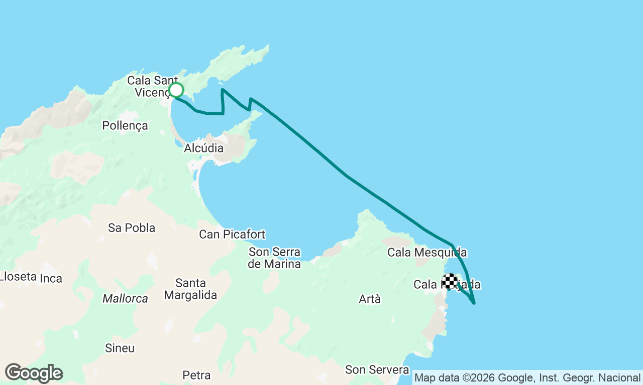 Voyage map