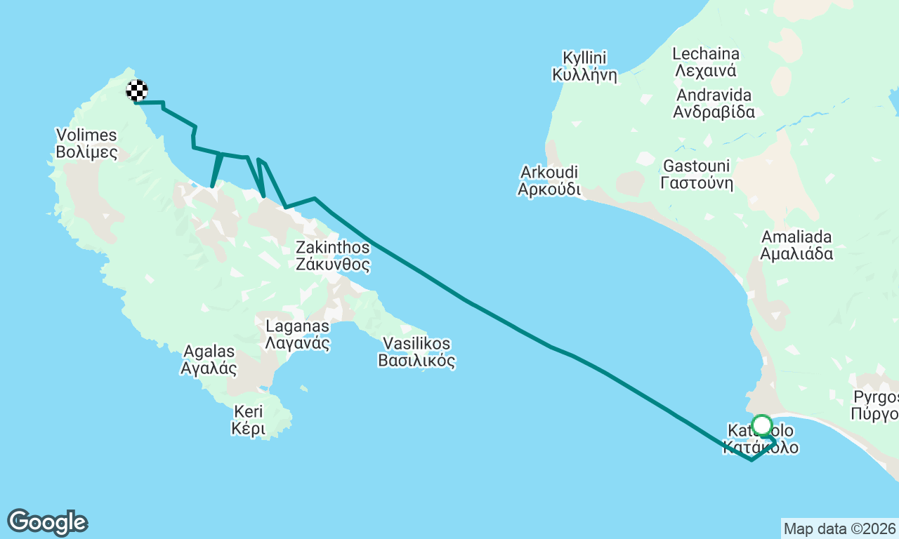 Voyage map