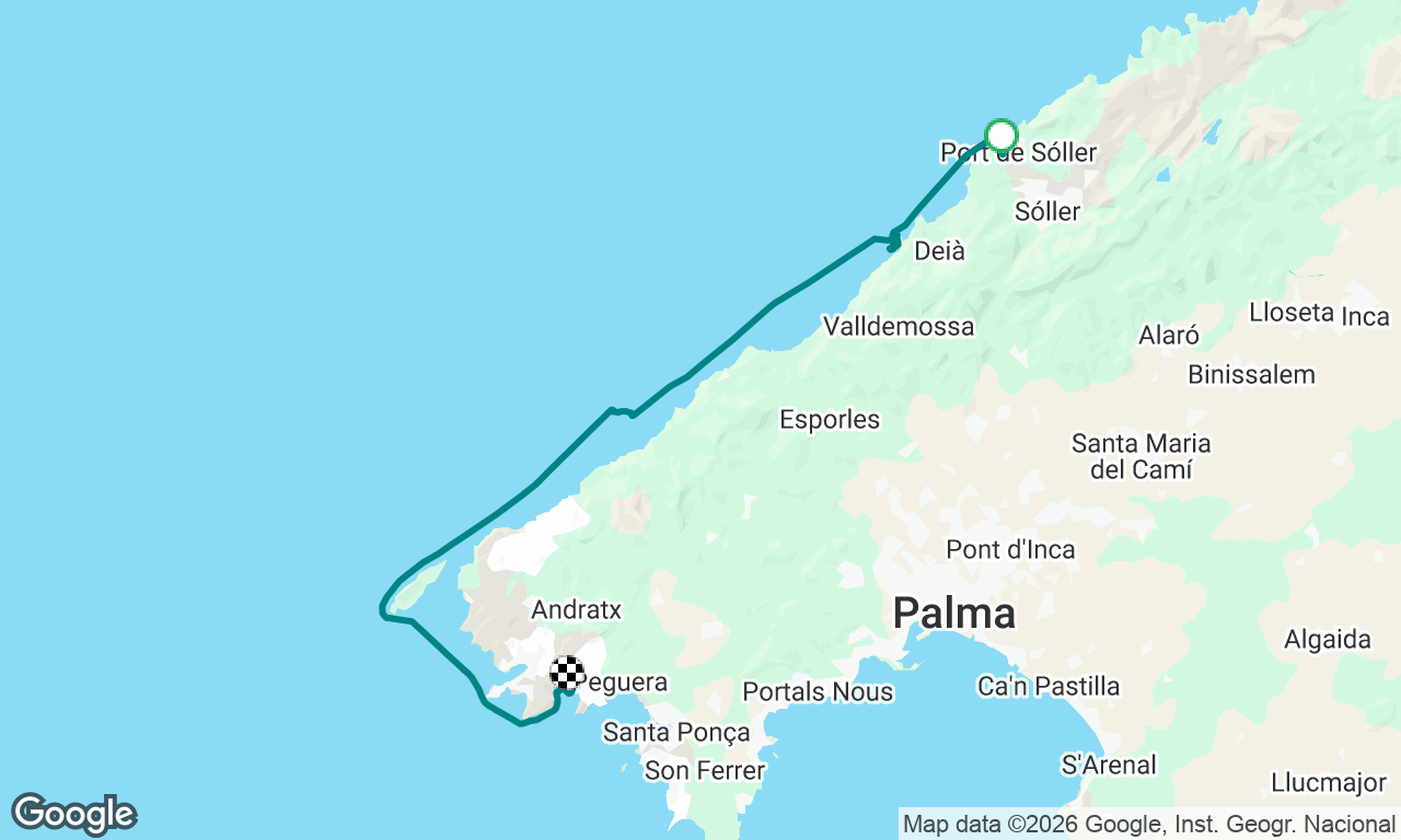 Voyage map