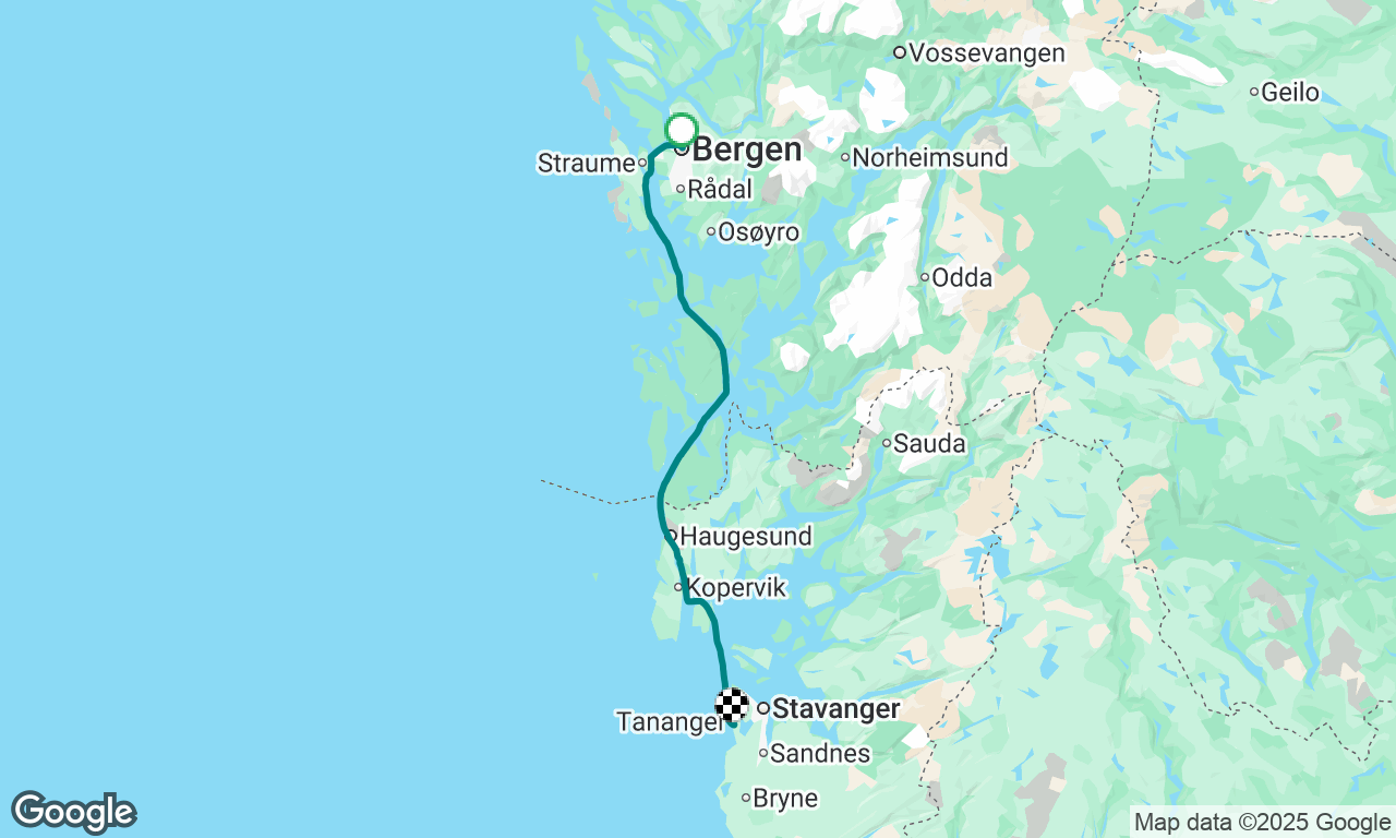 1.Bergen,NO>Tananger,NO