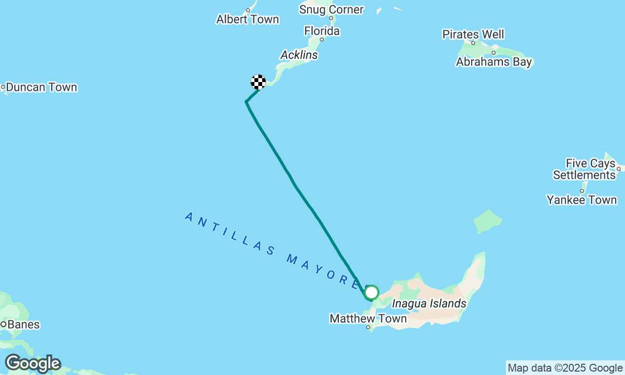 Great Inagua to Acklin Island