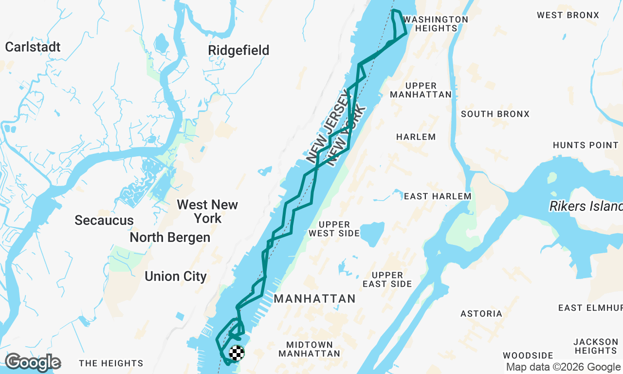Voyage map