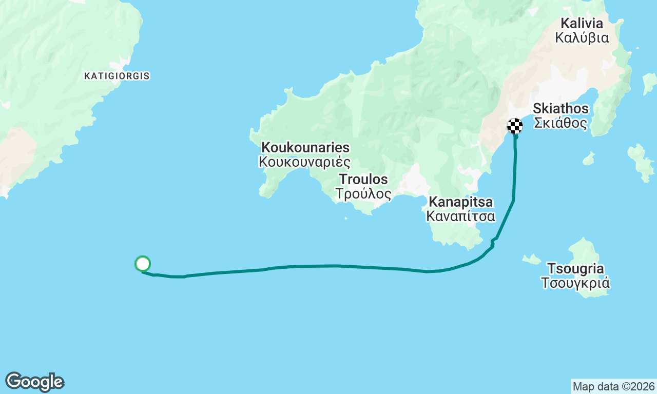 Platania to Skiathos