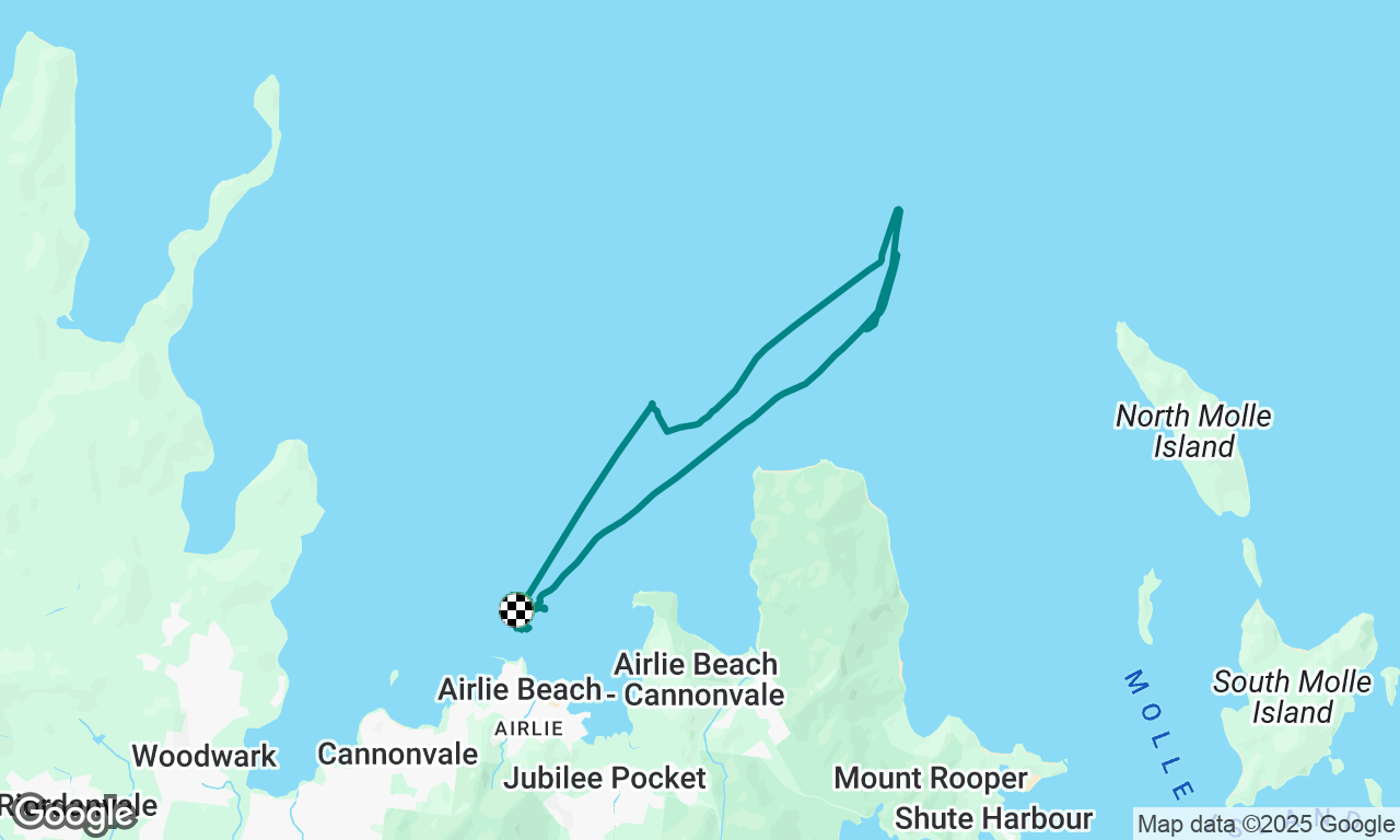 Airlie beach - sporty couple of hours sailing 