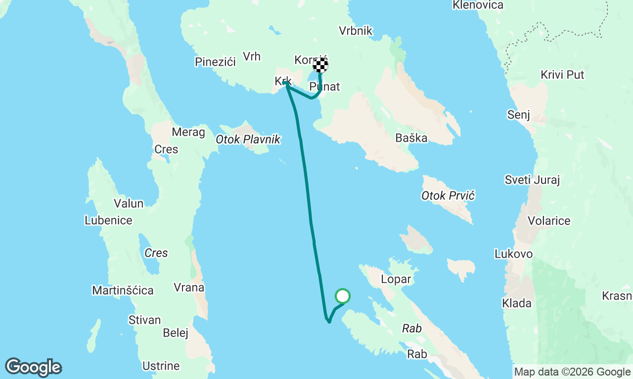 Voyage map