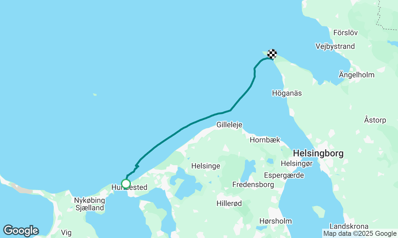 Hundested Denmark to Mölle Sweden