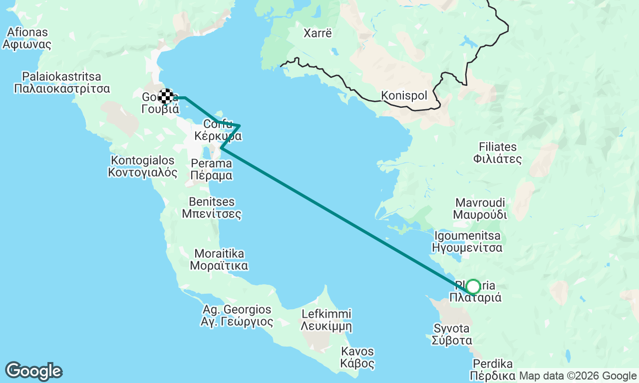 Voyage map