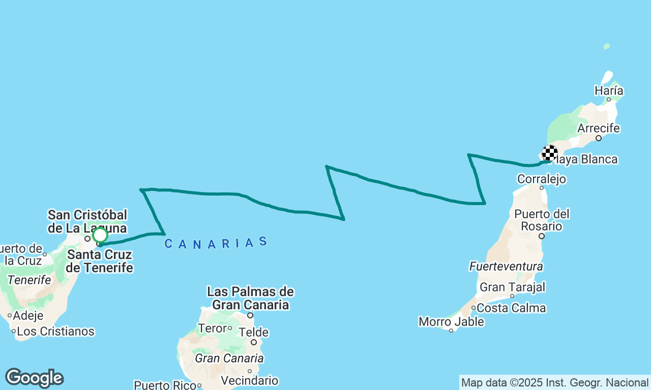 Santa Cruz to marina rubicon