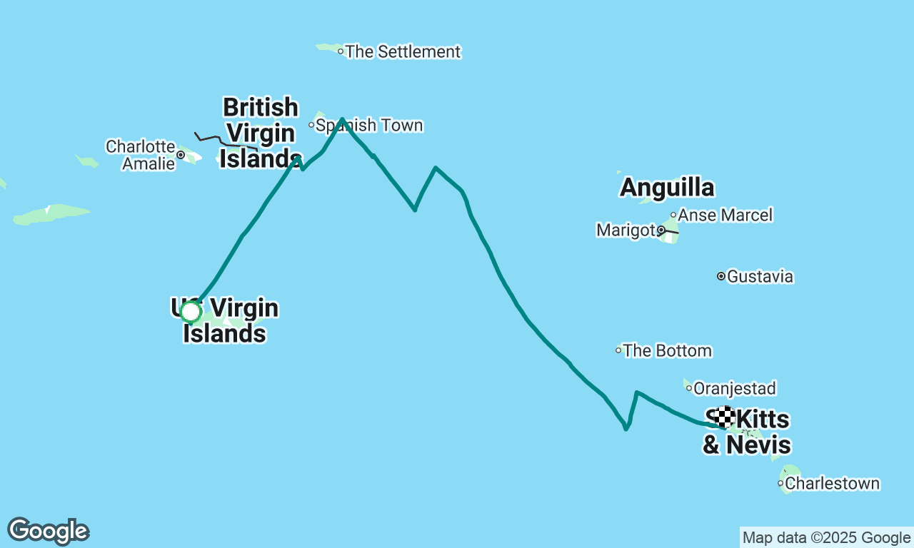 St Croix to St Kitts