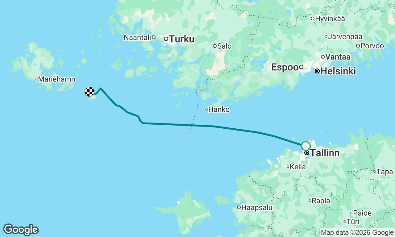 Tallinn to Kökar Finnish Archipelago