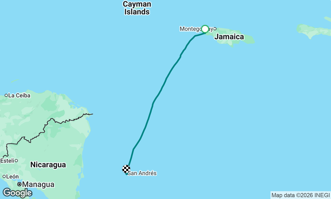 Jamaica to San Andres