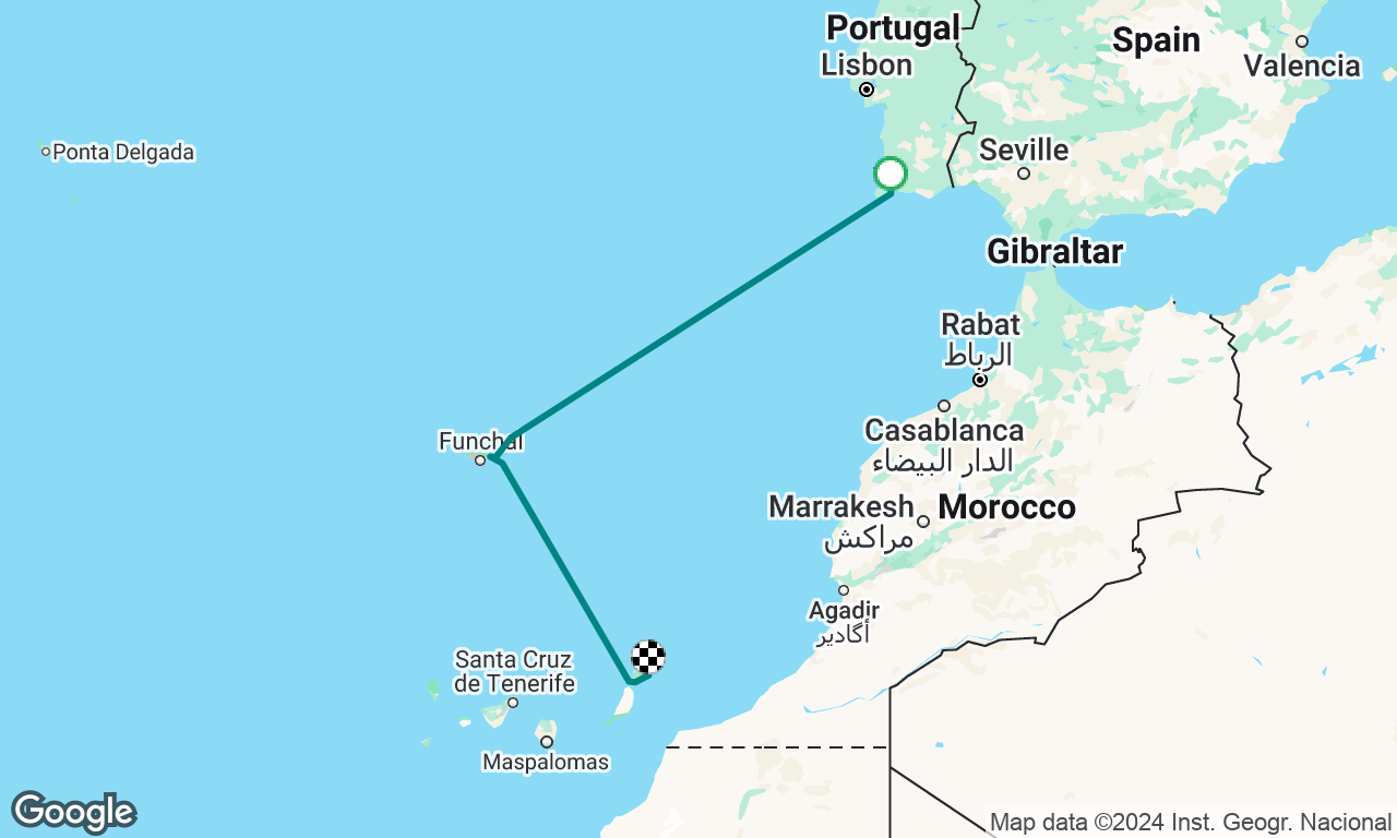 Lagos, Madeira, Lanzarote