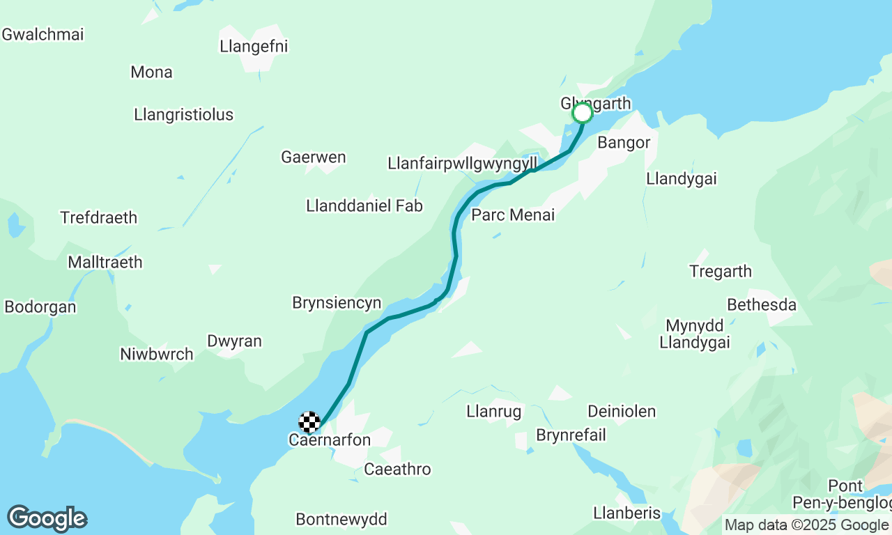 Menai Bridge to Caernarfon